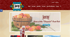 Desktop Screenshot of joraycandy.com