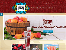 Tablet Screenshot of joraycandy.com